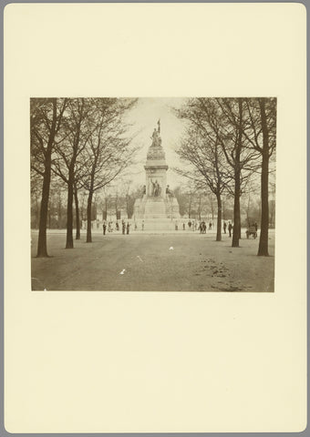 Monument on Plein 1813 in The Hague, anonymous, 1869 - 1880 Canvas Print