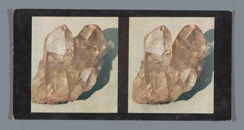 Rock crystal, anonymous, Farbenphotographischen Gesellschaft, 1911 - 1916 Canvas Print