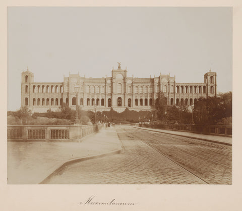 Maximilaneum, München, Duitsland, anonymous, c. 1880 - c. 1910 Canvas Print