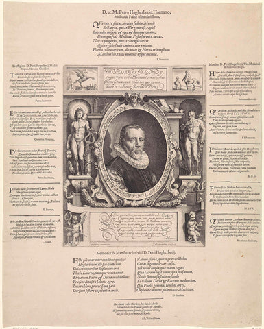 Portrait of Petrus Hogerbeets, Jan Saenredam, 1599 Canvas Print