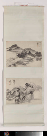 Rolschilderingen, Xiang Wenyan, 1850 - 1900 Canvas Print