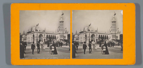 Algerian pavilion at the 1900 World's Fair, anonymous, 1900 Canvas Print