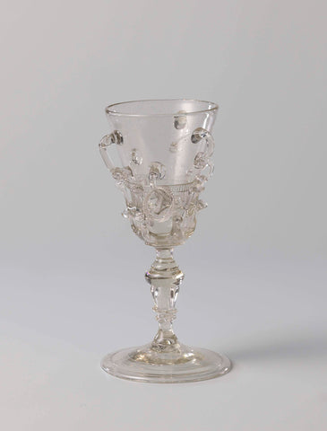 Chalice glass with eyes, anonymous, c. 1600 - c. 1700 Canvas Print