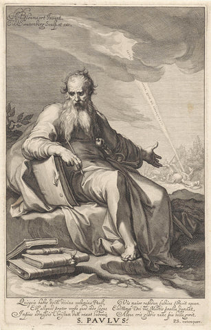 Penitent H. Paulus, Willem Isaacsz. of Swanenburg, 1609 - 1611 Canvas Print