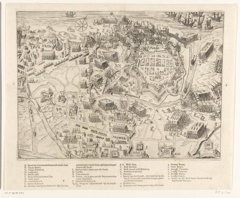 Siege of Ostend, 1601-1604, Bartholomeus Willemsz. Dolendo (attributed to), 1604 - 1610 Canvas Print