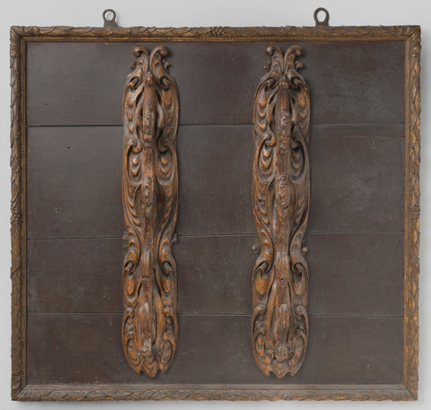 Rifle rack with inserted decoration in Louis XVIe style., anonymous, c. 1650 - c. 1700 Canvas Print