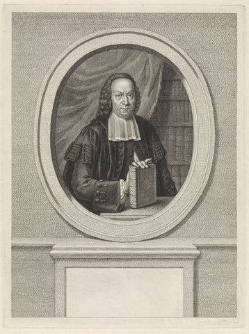 Portrait of Leonard Offerhaus, Jacob Houbraken, 1774 - 1775 Canvas Print