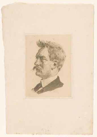 Portret van Jan Hofker, Willem Witsen, c. 1906 Canvas Print