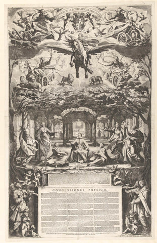 Promotional print of Nicolas François of Lorraine, Jacques Callot, 1625 Canvas Print