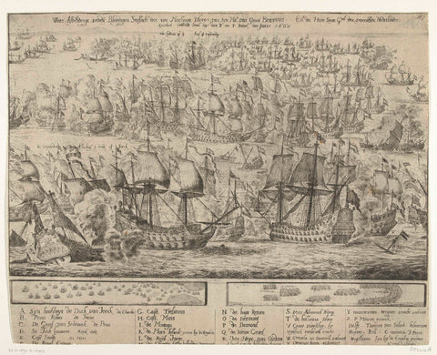 Battle of Solebay, 1665, Dirk Stoop, 1665 Canvas Print