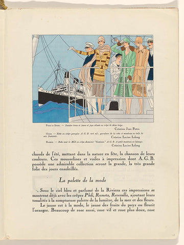 Art - Goût - Beauté, Feuillets de l' élégance féminine, February 1926, No. 66, 6th Year, p. 13, anonymous, 1926 Canvas Print