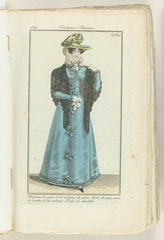 Journal des Dames et des Modes 1824, Costume Parisien (2231), anonymous, 1824 Canvas Print