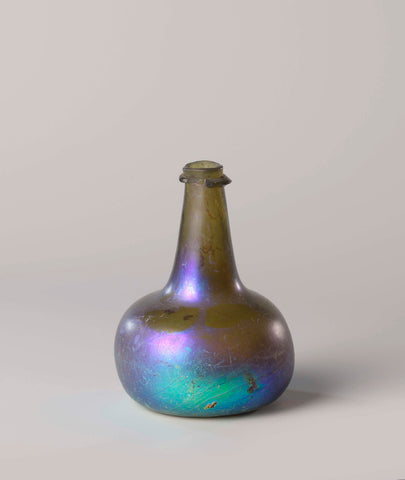 Bottle with a spherical body, anonymous, c. 1675 - c. 1700 Canvas Print