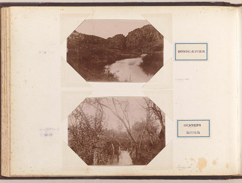 View of Henneps River in South Africa, anonymous, c. 1885 - c. 1910 Canvas Print