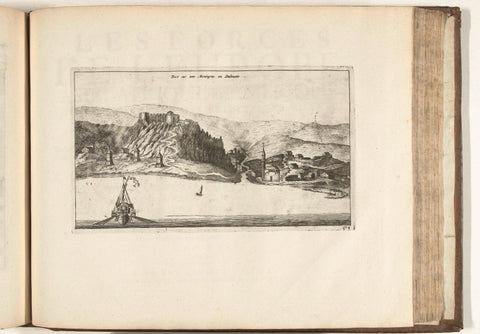 View of a fortress in Dalmatia, 1726, anonymous, 1726 Canvas Print