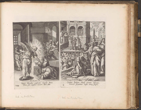 Liberation of Peter / Paul and Silas in Philippi, anonymous, 1653 - 1654 Canvas Print