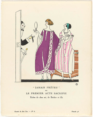 Gazette du Bon Ton, 1920 - No. 8, Pl. 58: 