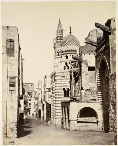 Face in Cairo, Francis Frith, 1857 - 1858 Canvas Print