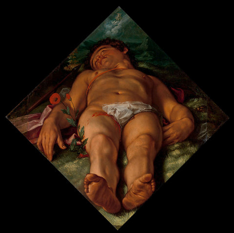 Dying Adonis, Hendrick Goltzius, 1609 Canvas Print