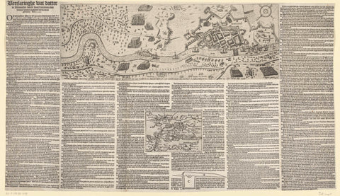 Siege of Zaltbommel and other strongholds in the Bommelerwaard, 1599, anonymous, 1599 Canvas Print