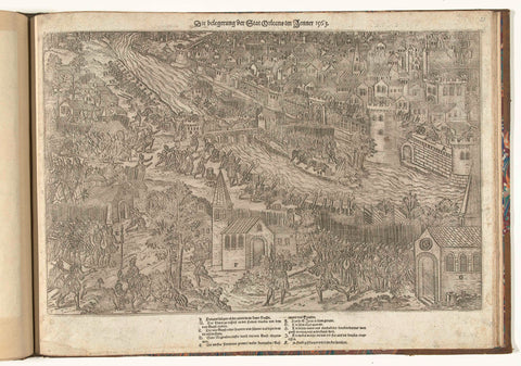 Siege of Orléans, 1563, Jean Perrissin, 1570 Canvas Print