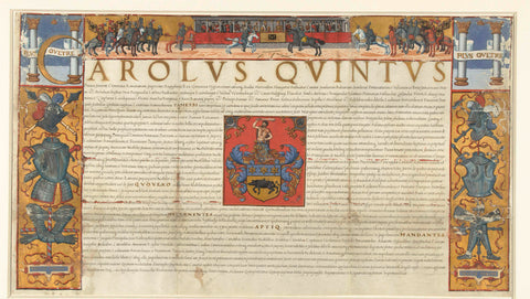 Carolvs Qvuintvs, anonymous, 1573 Canvas Print