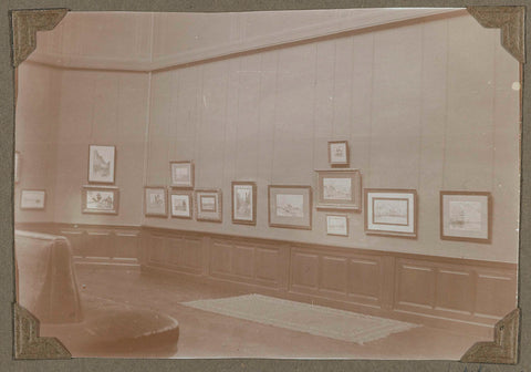 Tentoonstelling van werken van J.B. Jongkind in 1930, 1930 Canvas Print