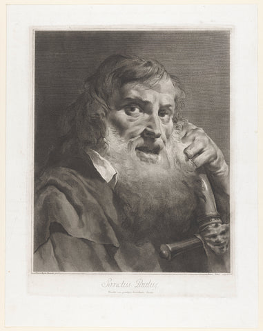 Saint Paul, Giovanni Marco Pitteri, 1712 - 1786 Canvas Print