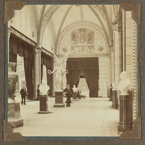 Hall of fame seen from a northerly direction in 1893, 1893 Canvas Print