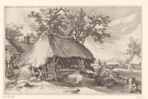 Farm, Boëtius Adamsz. Bolswert, 1614 Canvas Print