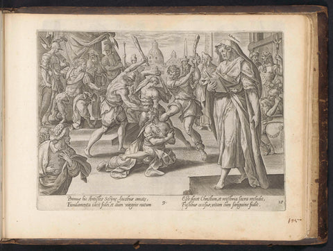 Martyrdom of Jakobus de Mindere, Hans Collaert (I) (attributed to), 1646 Canvas Print