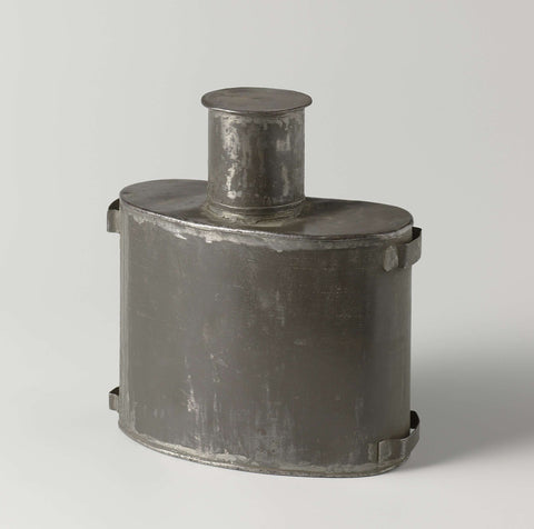 Field bottle belonging to J.B. Kerkhoff in 1830/32 voluntarily hunter in the corps hunters of Van Dam, anonymous, c. 1800 - c. 1830 Canvas Print