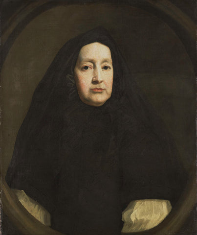 Portrait of Katharine Elliot (died 1688), Dresser of Duchess Anne of York and First Woman of the Bedchamber of Queen Mary of Modena, the first and second Wives of James II of England, respectively, John Riley (copy after), c. 1680 - c. 1700 Canvas Print