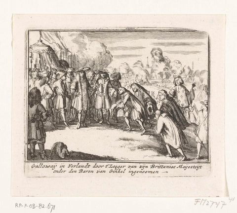 Intake of Galway, 1691, anonymous, 1711 Canvas Print