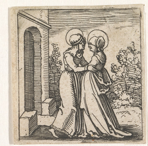 Visitation, Michiel le Blon, 1597 - 1656 Canvas Print