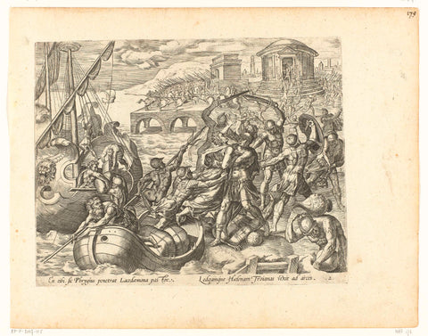 Kidnapping of Helena, Pieter Jalhea Furnius, in or before 1571 Canvas Print