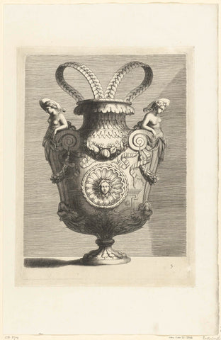 Jug with rectangular body, Françoise Bouzonnet, 1657 Canvas Print