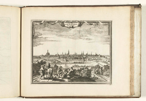 View of Augsburg, 1726, anonymous, 1726 Canvas Print