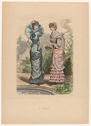 La Saison, Journal illustré des Dames, 1880, No. 666, anonymous, 1880 Canvas Print