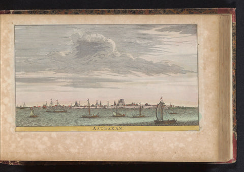 View of Astrakhan, anonymous, 1735 Canvas Print