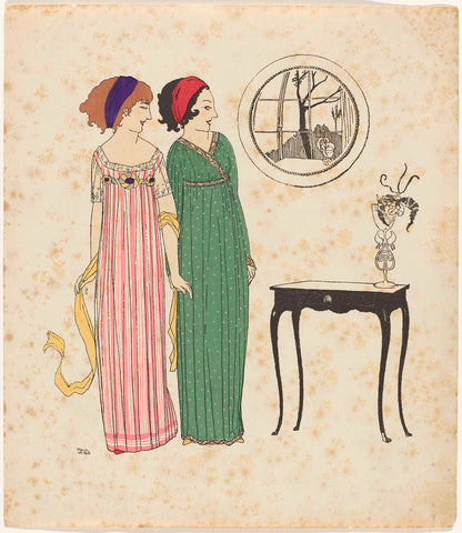 Les Robes de Paul Poiret Racontée par Paul Iribe (The Gowns of Paul Poiret by Paul Iribe), Paul Iribe, 1908 Canvas Print