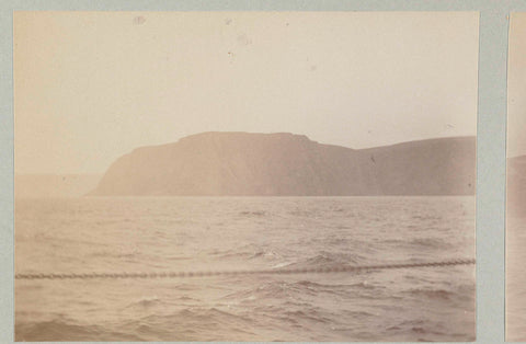 View over the sea from a ship, Paul Güssfeldt (attributed to), 1889 Canvas Print