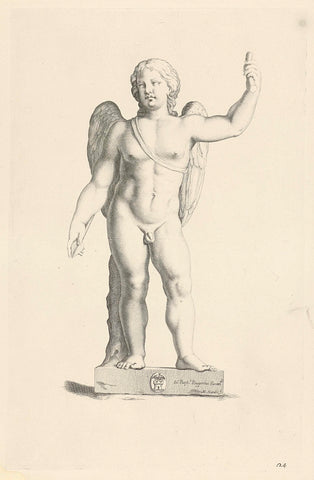 Statue of Amor, Michel Natalis, 1640 Canvas Print