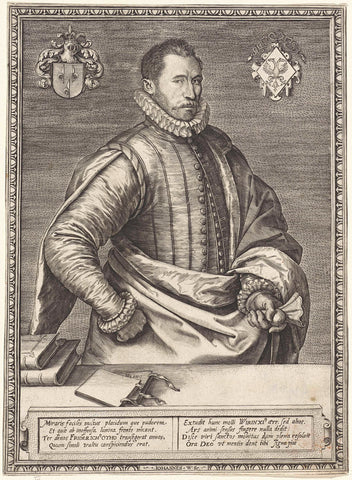 Portrait of Prince Frederick Otto, Johannes Wierix, 1559 - before 1620 Canvas Print