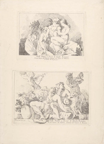 Psyche for Proserpina / Bacchus and Ariadne, Giovanni David, 1753 - 1790 Canvas Print