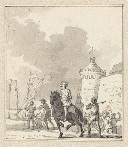 In 't Jaar 1036, anonymous, c. 1789 - c. 1810 Canvas Print