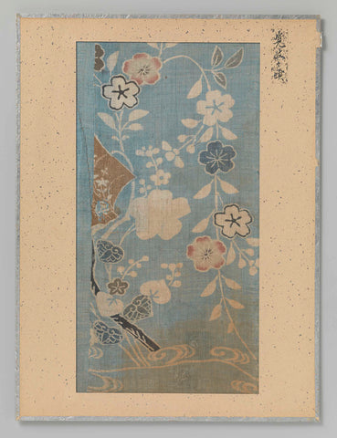 Textielfragment, , 1789 - 1801 Canvas Print