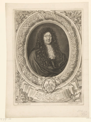 Portret van Salomo Friedrich Lingke, Jakob von Sandrart, c. 1683 Canvas Print