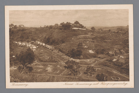 Semarang. Nieuwe Semarang met Kampongaanleg, O. Hisgen & Co., c. 1900 Canvas Print