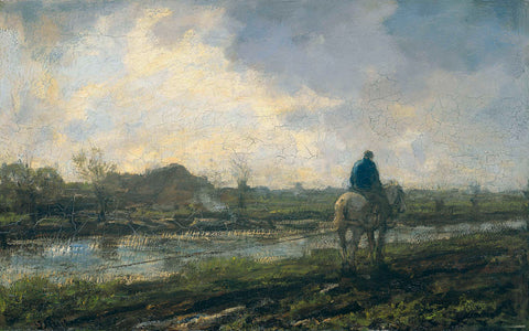 Jaagpad, Jacob Maris, 1894 Canvas Print